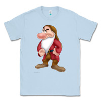 Dusty Blue grumpy dopey dwarf Classic Tee - linhVisuals