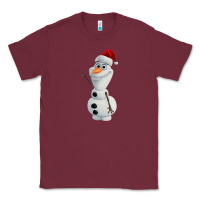Burgundy olaf Classic Tee - linhVisuals