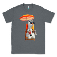 Charcoal Heather olaf Classic Tee - linhVisuals