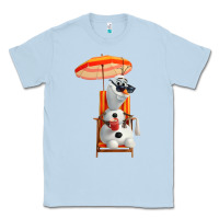 Dusty Blue olaf Classic Tee - linhVisuals