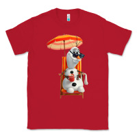 Red olaf Classic Tee - linhVisuals
