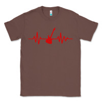Chestnut heartbeat electric guitar Classic Tee - linhVisuals