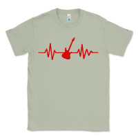 Matcha heartbeat electric guitar Classic Tee - linhVisuals