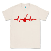 Natural heartbeat electric guitar Classic Tee - linhVisuals