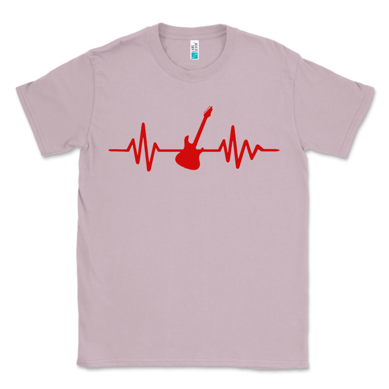 Heartbeat Electric Guitar Classic Tee by linhVisuals | Teevron