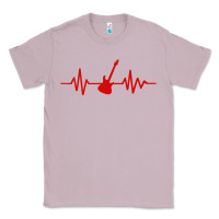 Lilac heartbeat electric guitar Classic Tee - linhVisuals