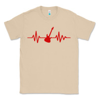 Mushroom heartbeat electric guitar Classic Tee - linhVisuals