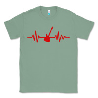 Sage heartbeat electric guitar Classic Tee - linhVisuals