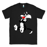 Black sylvester cat Classic Tee - linhVisuals