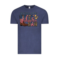 Vintage Denim the land yee the home of the haw Vintage Tee - RacoonDesign