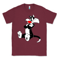 Burgundy sylvester cat Classic Tee - linhVisuals