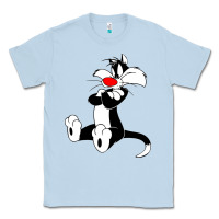 Dusty Blue sylvester cat Classic Tee - linhVisuals