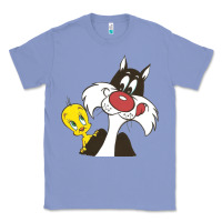 Colony Blue tweety and sylvester Classic Tee - linhVisuals