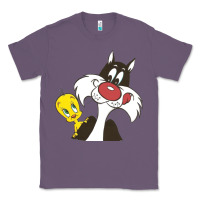 Lavender tweety and sylvester Classic Tee - linhVisuals