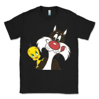 Black tweety and sylvester Classic Tee - linhVisuals