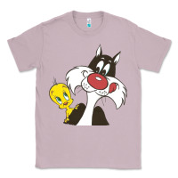 Lilac tweety and sylvester Classic Tee - linhVisuals
