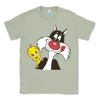 Matcha tweety and sylvester Classic Tee - linhVisuals