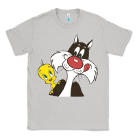 Moon Dust tweety and sylvester Classic Tee - linhVisuals