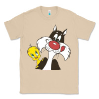 Mushroom tweety and sylvester Classic Tee - linhVisuals