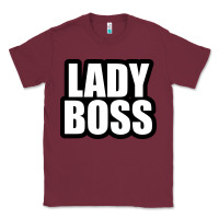 Burgundy Lady boss... Classic Tee - linhVisuals