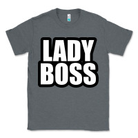 Charcoal Heather Lady boss... Classic Tee - linhVisuals