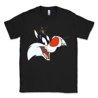 Black sylvester  face Classic Tee - linhVisuals