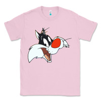 Bubblegum Pink sylvester  face Classic Tee - linhVisuals