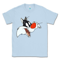 Dusty Blue sylvester  face Classic Tee - linhVisuals