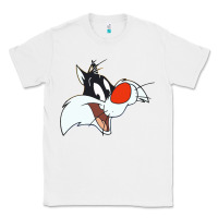 White sylvester  face Classic Tee - linhVisuals