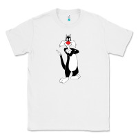 White sylvester cat Classic Tee - linhVisuals