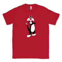 Red sylvester cat Classic Tee - linhVisuals