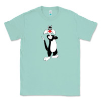 Seafoam sylvester cat Classic Tee - linhVisuals