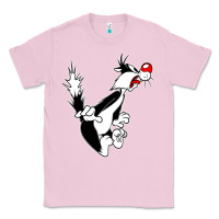 Bubblegum Pink sylvester cat Classic Tee - linhVisuals