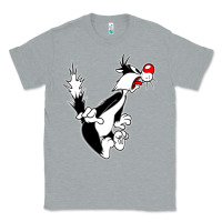 Heather Grey sylvester cat Classic Tee - linhVisuals