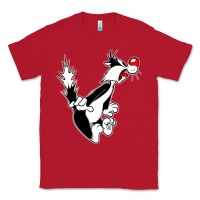 Red sylvester cat Classic Tee - linhVisuals