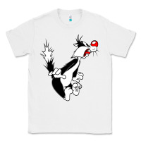 White sylvester cat Classic Tee - linhVisuals