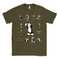 Army Green sylvester cat Classic Tee - linhVisuals