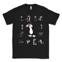 Black sylvester cat Classic Tee - linhVisuals