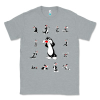 Heather Grey sylvester cat Classic Tee - linhVisuals