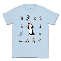 Dusty Blue sylvester cat Classic Tee - linhVisuals