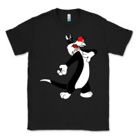 Black sylvester cat Classic Tee - linhVisuals