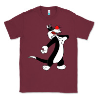 Burgundy sylvester cat Classic Tee - linhVisuals