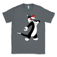 Charcoal Heather sylvester cat Classic Tee - linhVisuals
