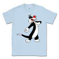 Dusty Blue sylvester cat Classic Tee - linhVisuals