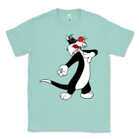 Seafoam sylvester cat Classic Tee - linhVisuals