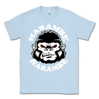 Dusty Blue harambe Classic Tee - linhVisuals
