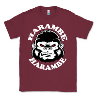 Burgundy harambe Classic Tee - linhVisuals