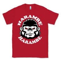 Red harambe Classic Tee - linhVisuals