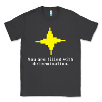 Smoke undertale   determination point Classic Tee - linhVisuals