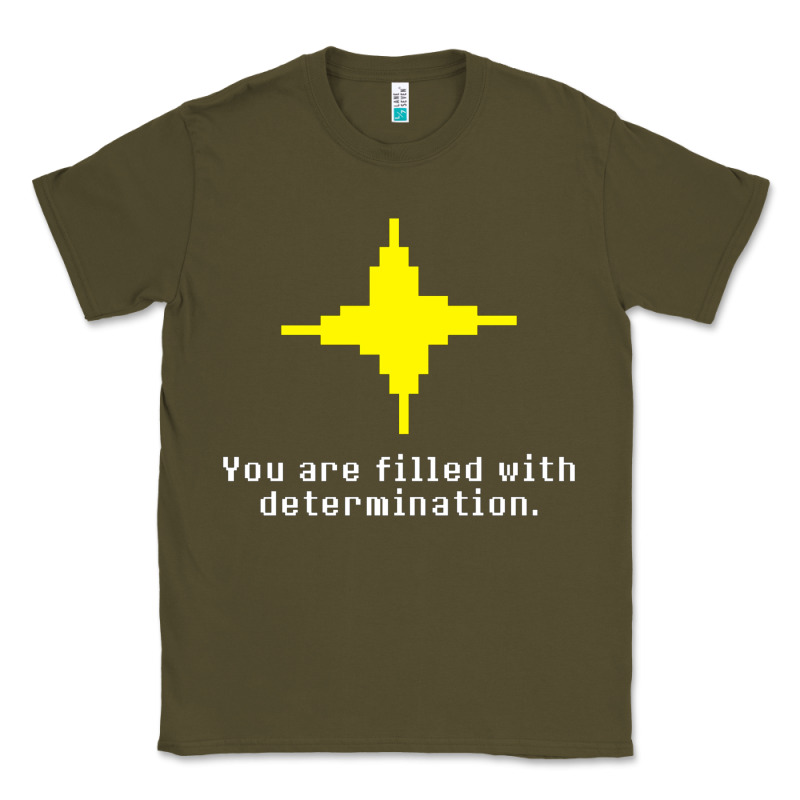 Undertale   Determination Point Classic Tee by linhVisuals | Teevron